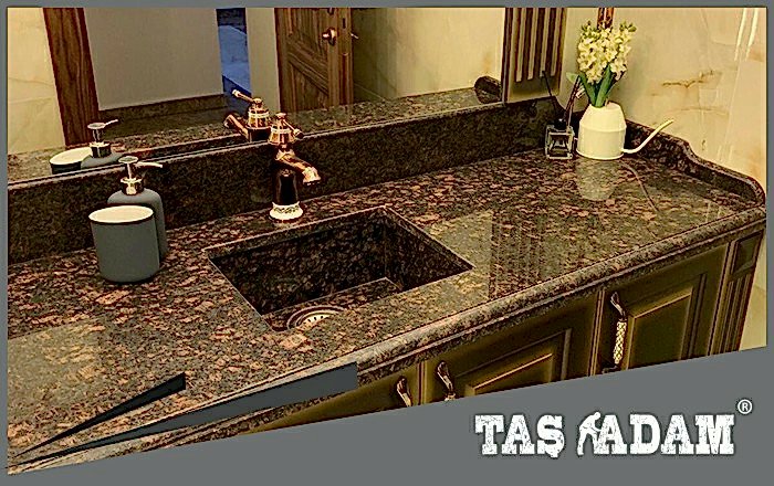 Çorlu Granit Banyo Tezgahı