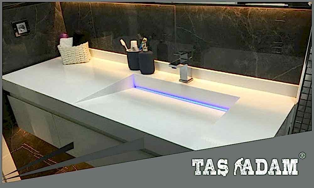 Çorlu Mermer Banyo Tezgahı