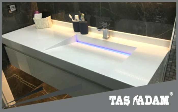 Mermer Banyo Tezgahı Çorlu