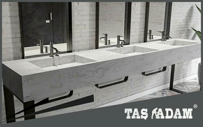 Çorlu Mermer Banyo Tezgahı