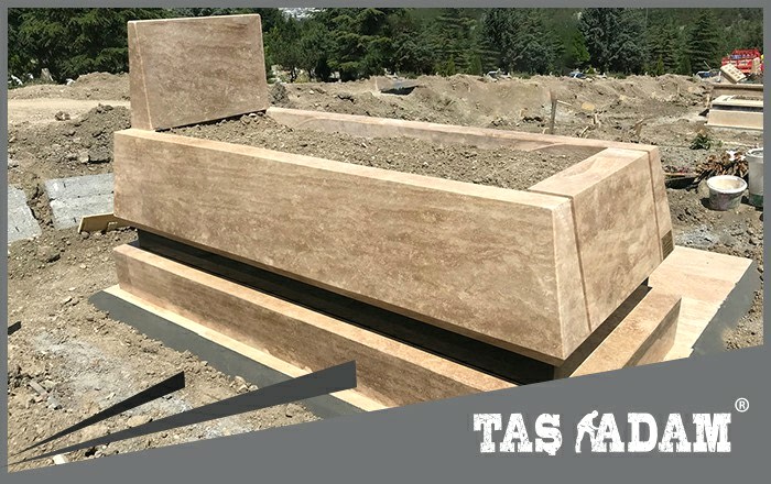 Çorlu Traverten Mezar Yapımı